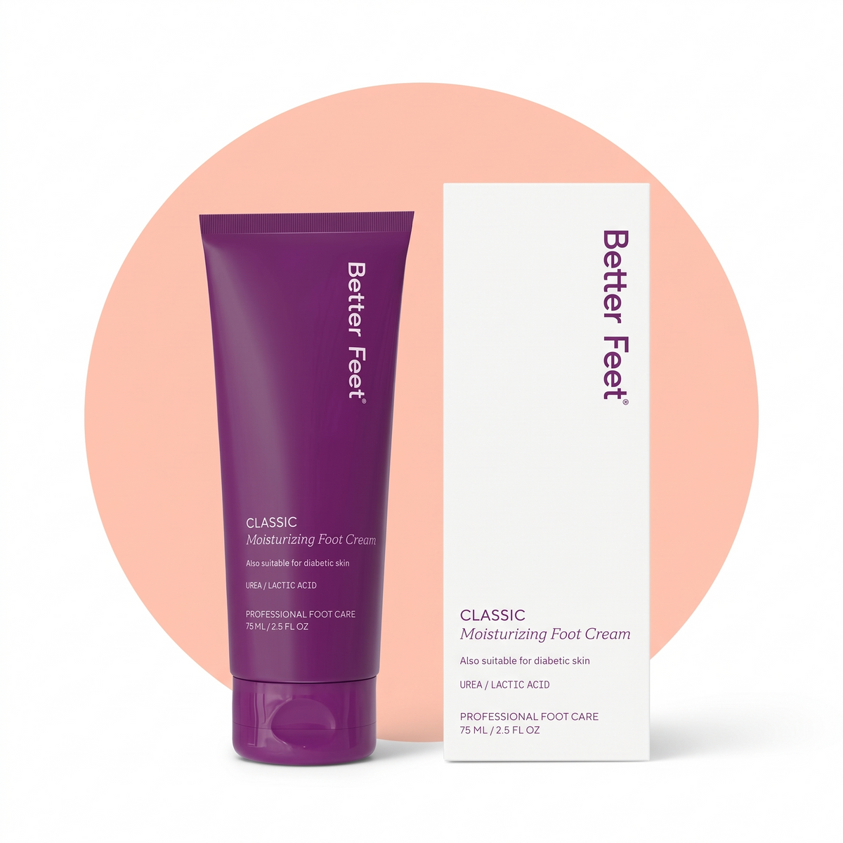 Better Feet® Classic Moisturizing Foot Cream — studio photo