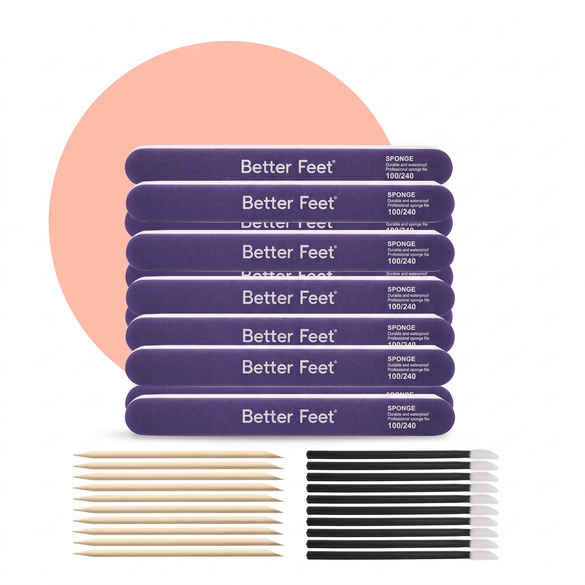 Better Feet® Disposables (10 units) — studio photo