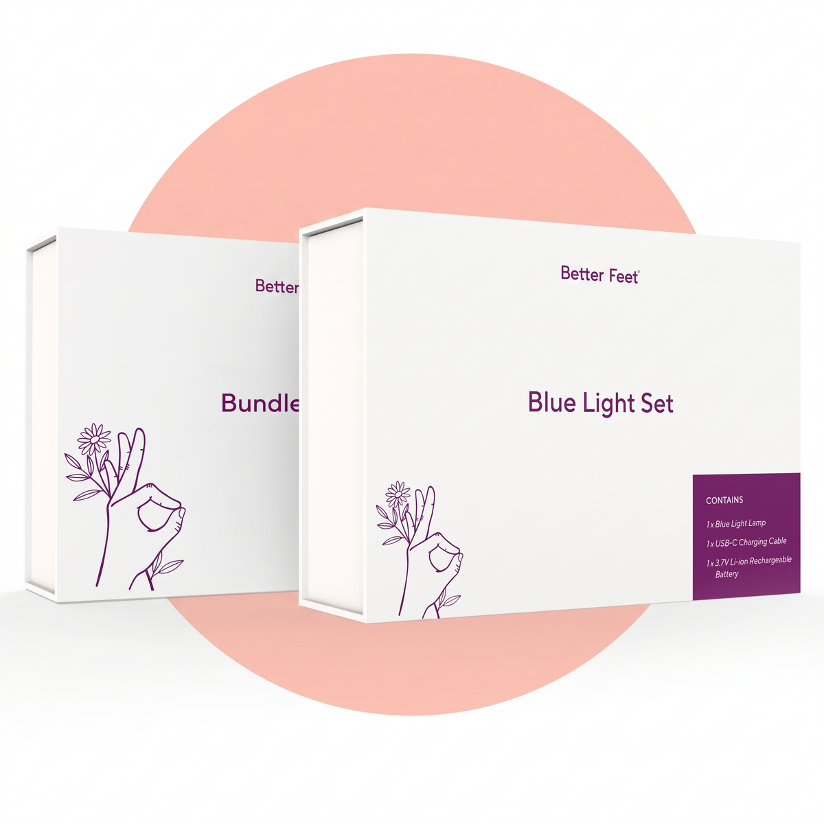 Better Feet® OnyFix® Starter Kit, Blue Light Set & Certification — studio photo