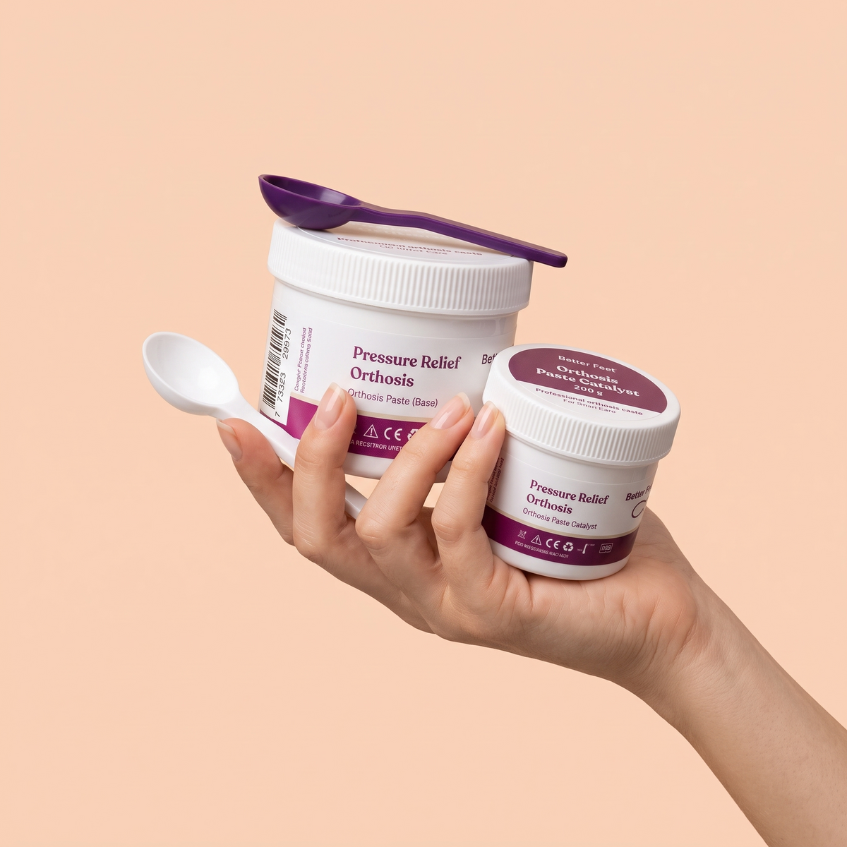 Better Feet® Pressure Relief Orthosis held in hand