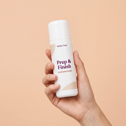 Prep & Finish held in hand