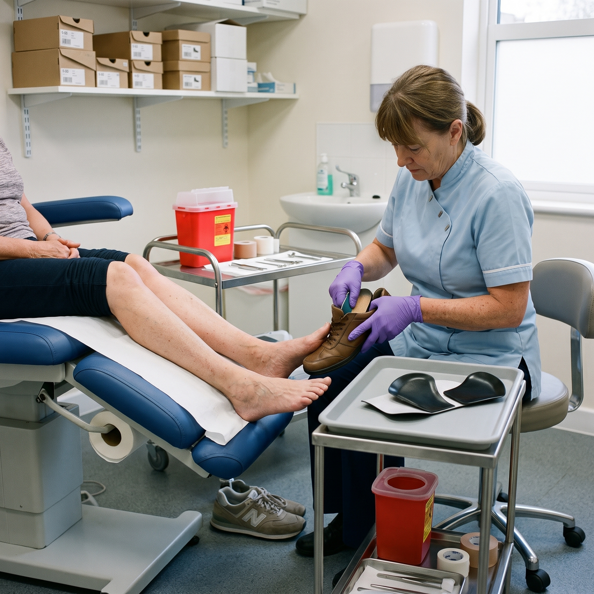 Bio Range - Met Bars (4PRS/PK) in use at a podiatry clinic