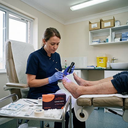 3D Flex® CamoBox in use at a podiatry clinic