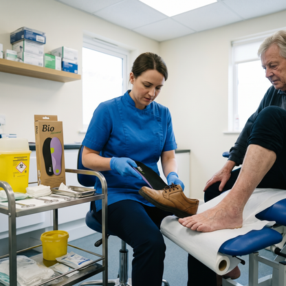 Bio Advanced in use at a podiatry clinic