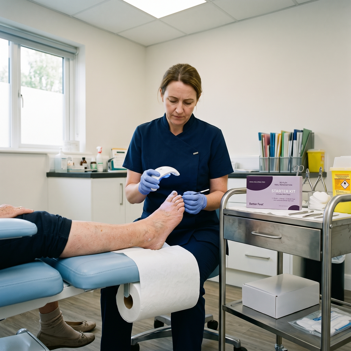 3D Flex® Starter Kit in use at a podiatry clinic