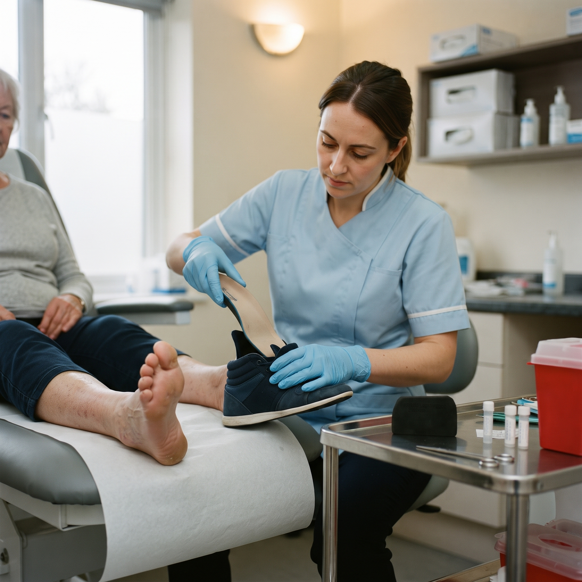 Forefoot Valgus (4PRS/PK) in use at a podiatry clinic