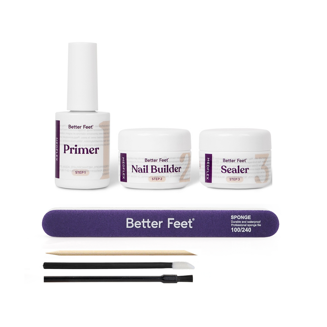 MedFlex Toenail reconstruction System (set) – BETTER FEET USA