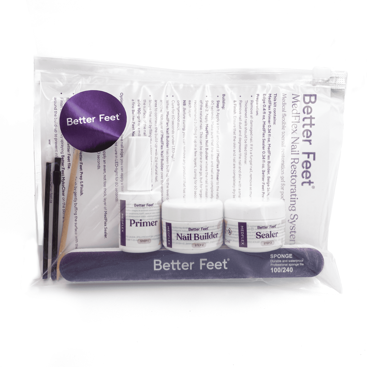 Medflex Box MedFlex Toenail reconstruction System (set) – BETTER FEET USA